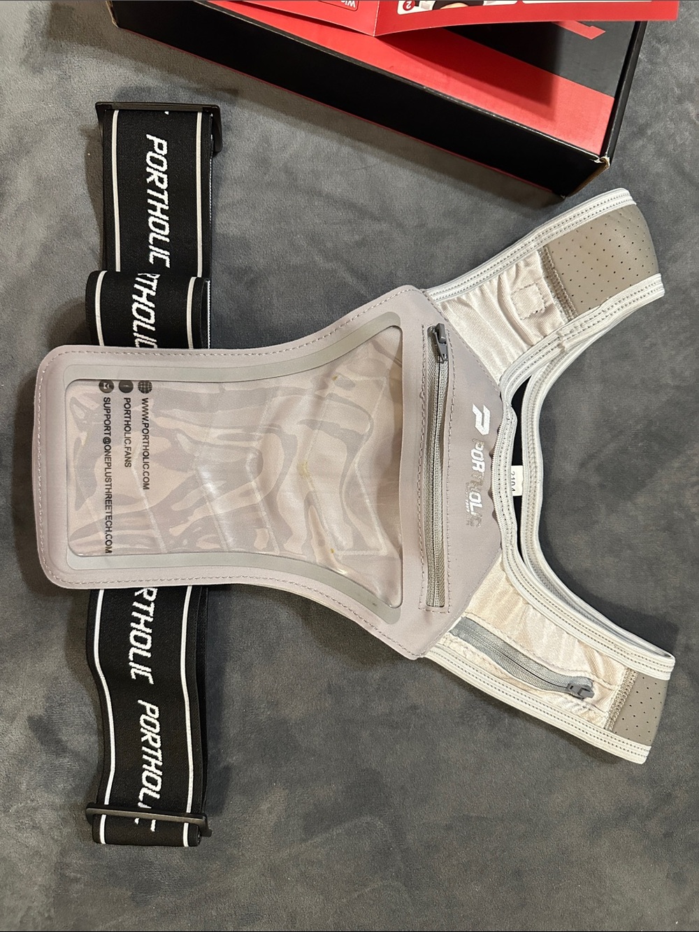 Mens/Womens Reflective Running Vest - Gray
